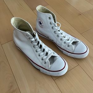 Converse White High-Top Sneakers